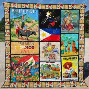 Philippines Quilt Blanket Ver 3  Quilt